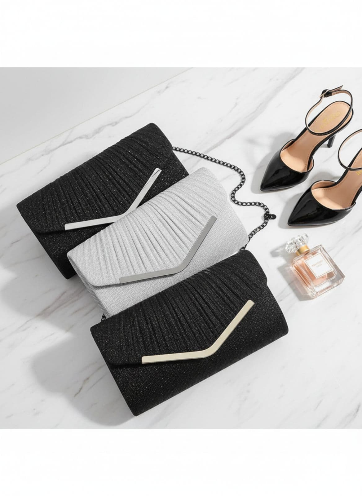 Sparkly V Clutch - image 1