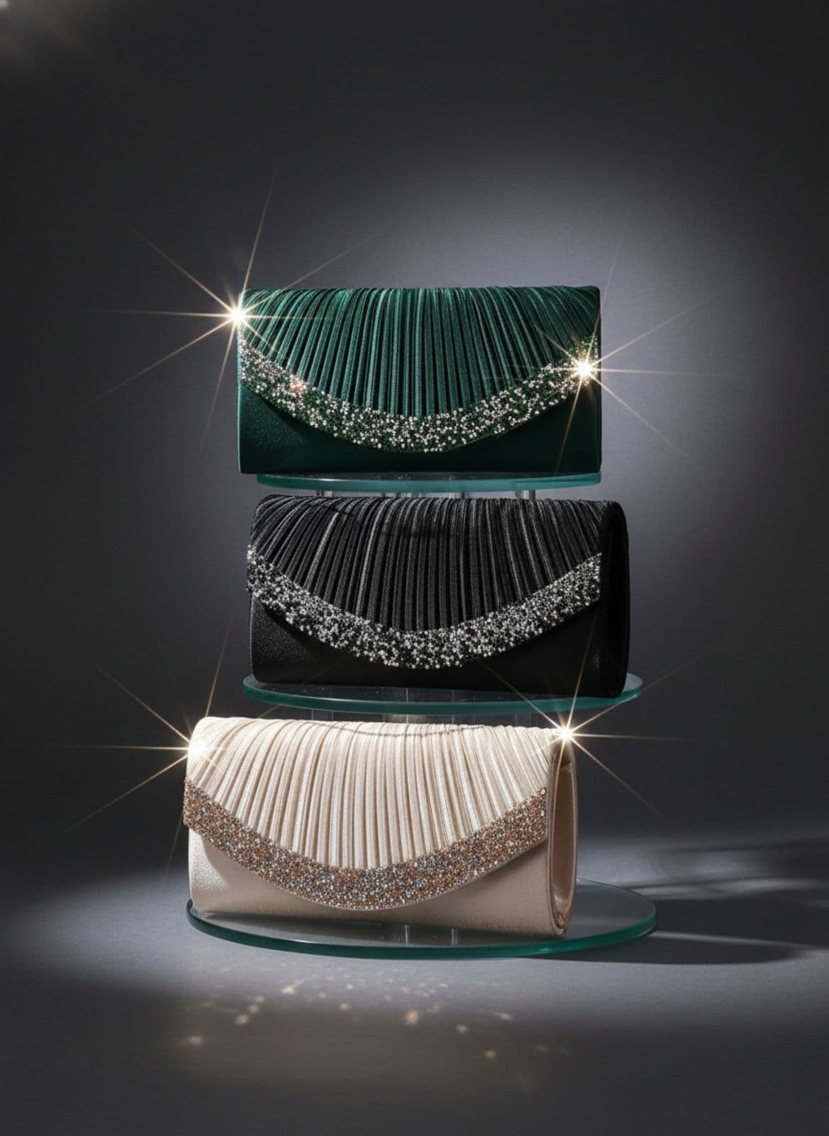 Rhinestone Clutch - image 1